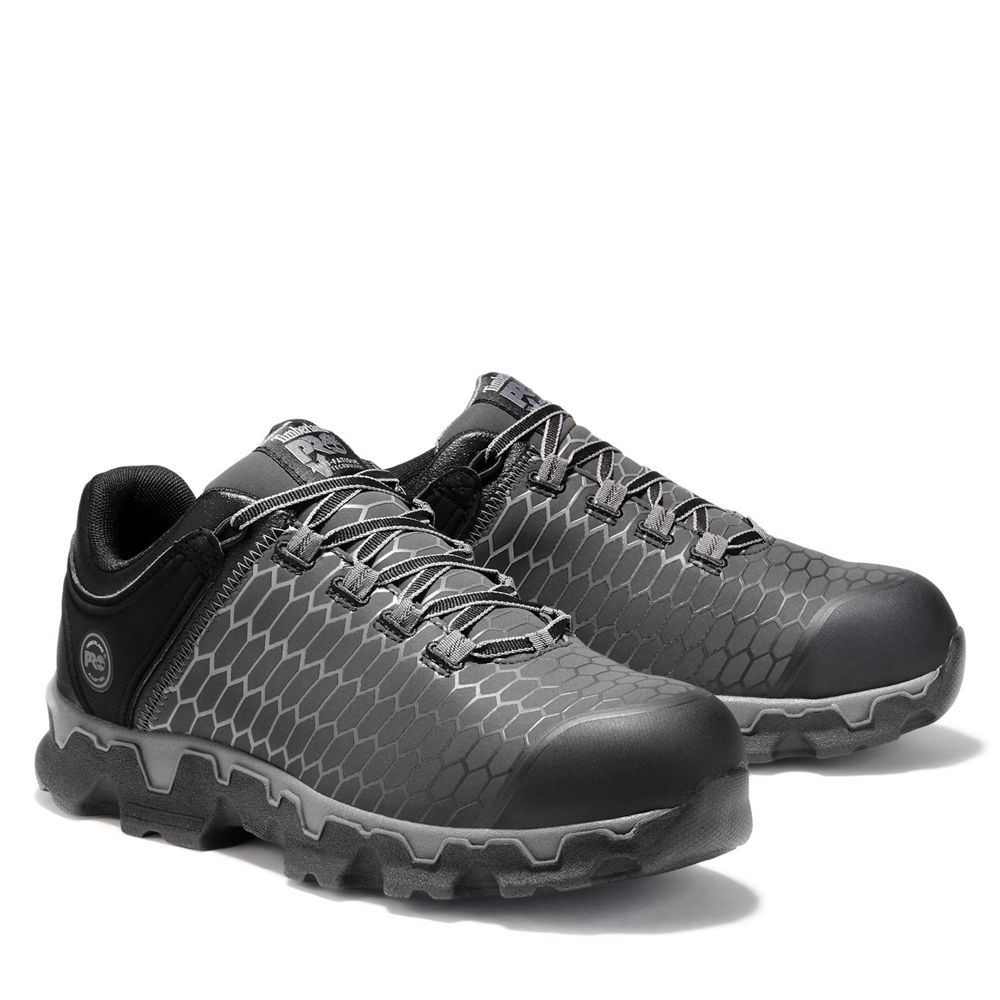 Zapatos De Seguridad Timberland Hombre Pro® Powertrain Sport Alloy Toe Eh Negras/Gris - Chile DHF-75